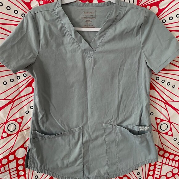 Grey Scrub Shirt - Picture 1 of 10